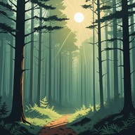 soothing symphony evokes tranquil forest atmosphere