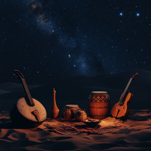 This piece brings to life the quiet beauty of a starlit desert night. Traditional ethnic strings intertwined with ambient textures create an immersive, peaceful experience, allowing listeners to reflect and find tranquility.