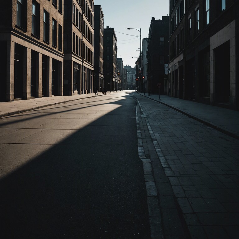 Imagine a soundtrack that captures the heart pacing moments of navigating through an unpredictable cityscape at night, each step resonating with the soulful cry of a saxophone.