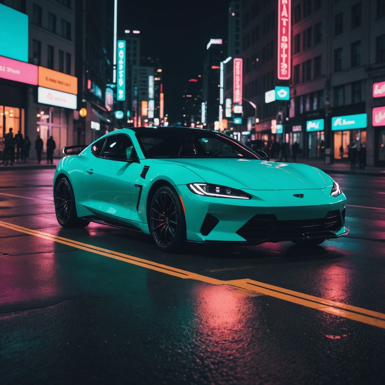 This track channels the essence of a late night drive through neon lit streets. With a solid, hypnotic rhythm and a mysterious melodic hook, it captures the allure of the urban underground. Utilizing a minimalist approach with synth layers that add depth and intrigue, the song maintains a compelling groove that feels both retro and futuristic.