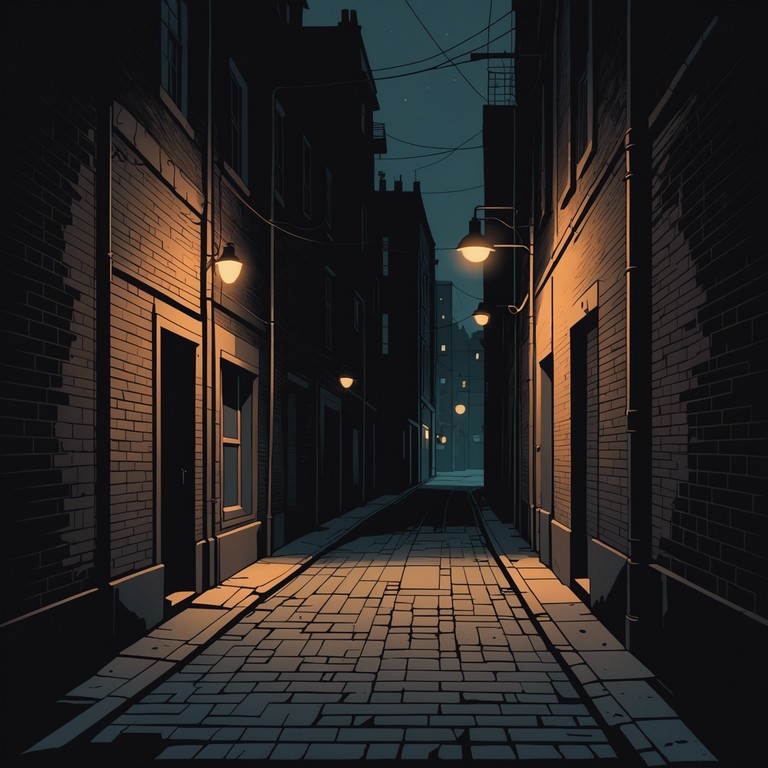 This track embodies the eerie atmosphere of walking alone at night with pulsating beats and a deep synth that carries a looming sense of danger. Perfect for evoking both tension and intrigue, it utilizes minimal instrumentation to create a spacious, yet oppressive feel. The simplicity in arrangement allows the haunting melody to resonate more deeply, making every note feel as if it’s echoing in the shadows.