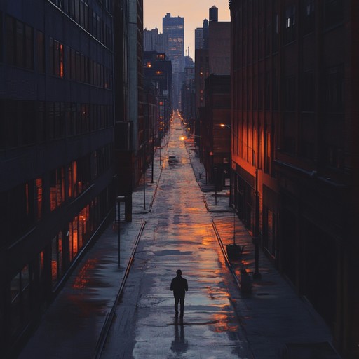 This melancholic indie piece captures the essence of wandering through empty city streets at twilight. The delicate interplay of acoustic guitar and ambient textures creates an atmosphere of quiet introspection and yearning, evoking memories of lost moments and unspoken words. Perfect for solitary reflection, the composition enfolds the listener in a hauntingly beautiful embrace.