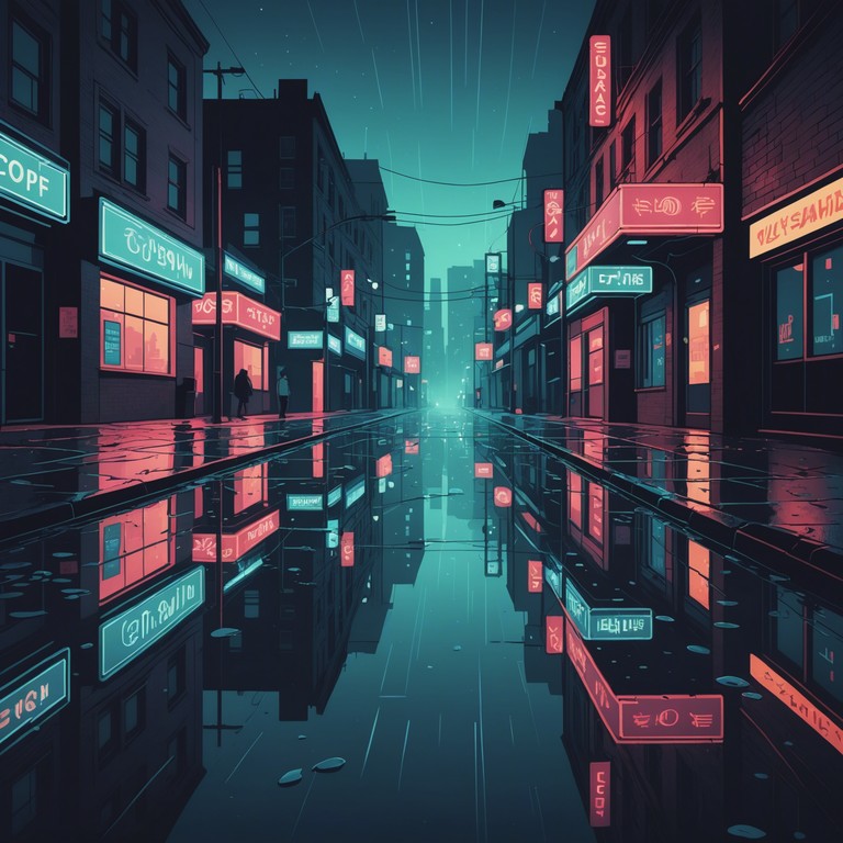 This track features a spine tingling blend of enigmatic tunes set against a backdrop of old school glam rock influences, creating an atmosphere that is both alluring and slightly haunting. A sound that feels like wandering through a neon lit alleyway on a foggy night, where every shadow could tell a story.