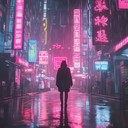 emotional journey through neon lit streets of cyberpunk dystopia.