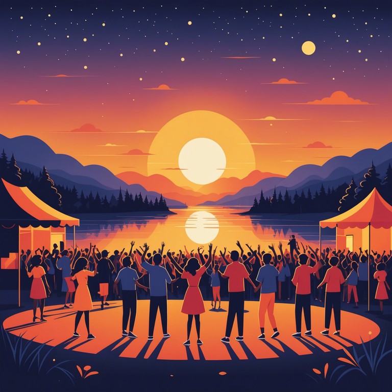 A lively and enchanting instrumental track that captures the spirit of a nordic summer night filled with joy and dance. The song combines traditional suomipop sounds with modern groovy beats, creating a fresh and uplifting vibe perfect for summer festivals.