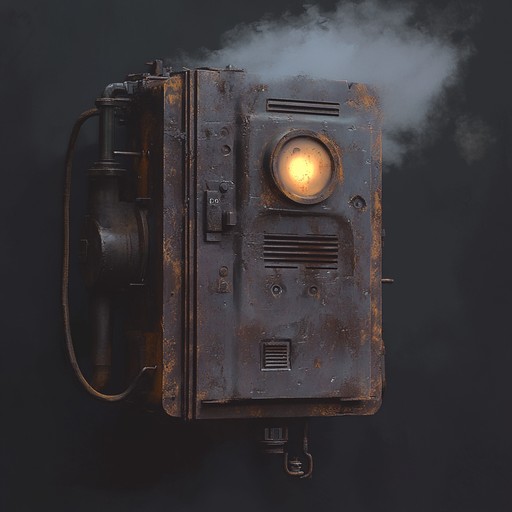 An experimental track combining mechanical noises, eerie drones, and unsettling tones to create a disturbing atmosphere that instills a sense of unease and mystery