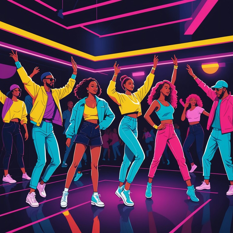 Exploring the timeless appeal of new jack swing infused with modern electronic elements, this track creates an atmosphere that is simultaneously nostalgic and boldly innovative, promoting an ambience of fun and boundless energy.