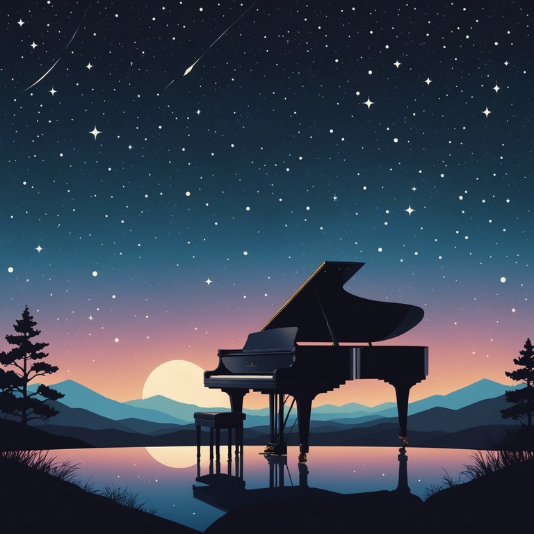 This composition captures the vastness of the cosmos, evoking a sense of wonder and endless possibility. Using a grand piano, the piece layers minimalistic, echoing notes that simulate the feeling of traveling through star lit galaxies, creating a serene yet expansive soundscape.