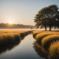 opera piece casting optimistic sunrise tones