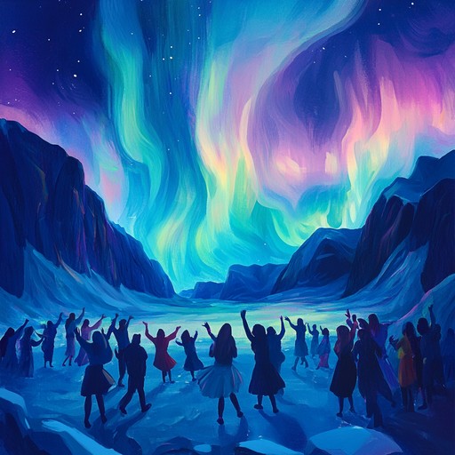 An electrifying and vibrant track featuring rhythmic melodies and shimmering synths that capture the joy of dancing under the luminous northern lights. Infused with the contagious energy of suomipop, this instrumental track will elevate the festive atmosphere and inspire pure, ecstatic happiness.