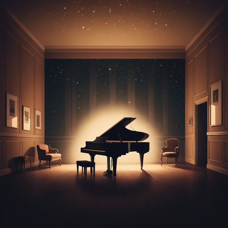 In this contemporary classical piece, a sequence of eerie and sparse piano notes weaves through a soundscape filled with reflective silences and sudden, minor key crescendos. The composition explores themes of internal struggle and the quiet tension between light and darkness, offering listeners a profound auditory journey into their own subconscious.