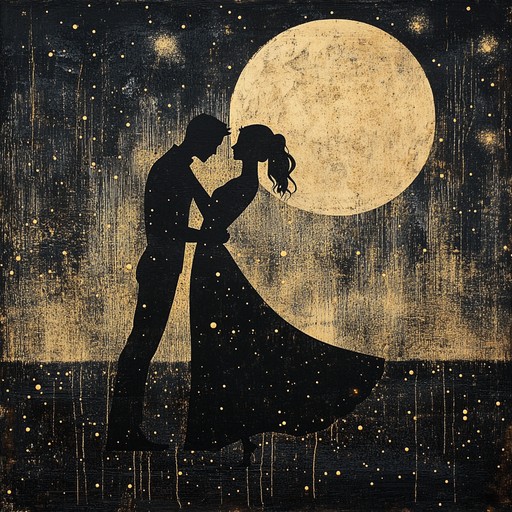 An instrumental waltz with a heartfelt violin melody embodying the intimacy of two souls dancing under the stars. The gentle flow of the music evokes the tenderness of shared whispers and lingering gazes, weaving an atmosphere of romance and deep emotional connection.