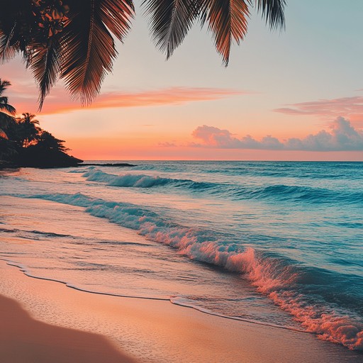 This soothing instrumental piece evokes a quiet evening on a tropical beach, with soft melodies reflecting the gentle caress of the ocean breeze and the intimate ambiance of a secluded paradise.