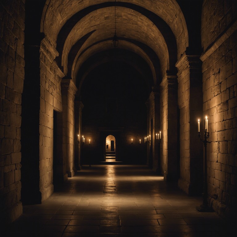 An instrumental track designed to evoke the mysterious and slightly unsettling atmosphere of walking through a grand, ancient gallery. Intricate, suspenseful themes are woven together by the haunting sound of a solo violin, echoing as if played amidst the vast, whispering corridors of an old castle.