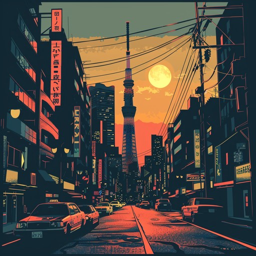 Imagine the bustling streets of tokyo illuminated by vibrant neon signs and bustling nightlife. This track combines the upbeat energy of disco rhythms with the unique pop sensibilities of j-pop, creating a whimsical yet danceable atmosphere. A mixture of electronic sounds and traditional japanese instruments keeps the vibe eclectic and globally appealing.