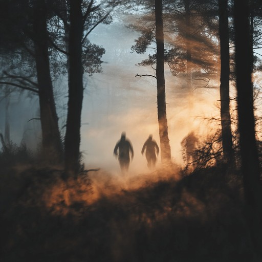 This track captures the high stakes urgency of a thrilling chase scene shrouded in morning mist, with escalating rhythms that mirror the unpredictability of evasive maneuvers through shadowy landscapes. The sounds evoke a palpable tension, perfect for a cinematic sequence where each second could mean the difference between capture and escape.