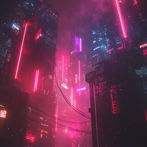 Transport listeners to a futuristic realm filled with enigmatic mystique, featuring haunting melodies and lush synth textures that evoke the feeling of neon lights in a dark urban landscape.