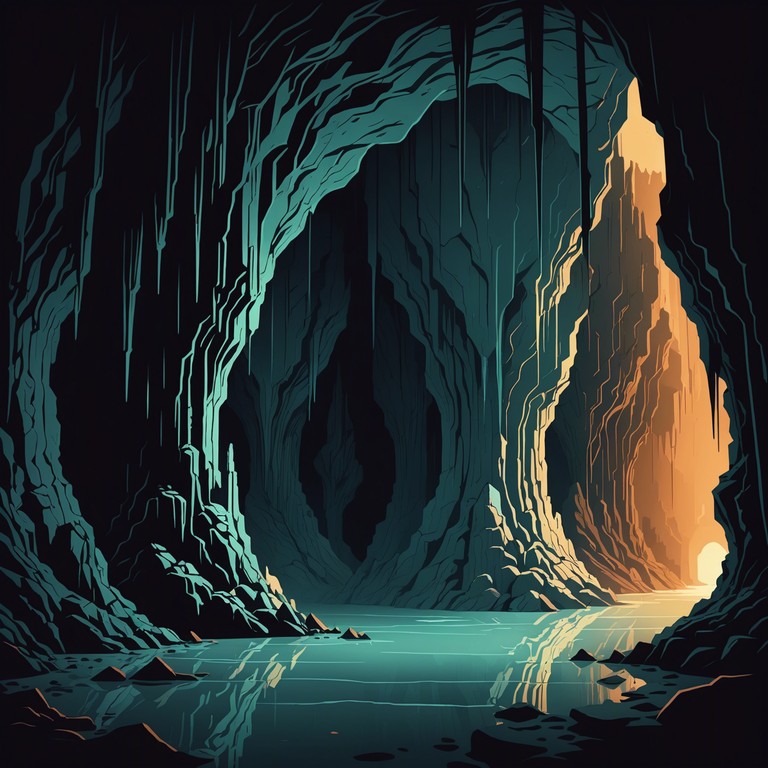 This track uses unsettling whispers and deep, resonant drones to create an atmosphere thick with tension and foreboding. Drawing from natural cave acoustics, the sounds manifest a chilling sensation of discovering an ancient, hidden whispering presence lurking beneath the earth's surface.