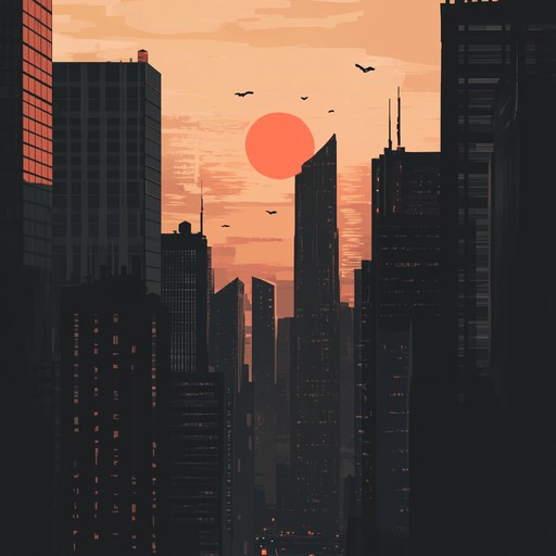 A dynamic instrumental piece that paints the picture of a city at sunset, combining rhythmic grooves with melodic harmonies to celebrate the warmth and happiness of urban evenings.