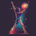 an energetic and groovy disco instrumental