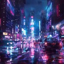 synth driven track embodying the city's electric nightlife