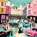 groovy vintage dance rhythms for a nostalgic party atmosphere.