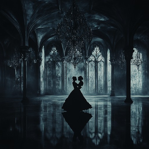 A haunting waltz that combines romantic melodies with eerie, dark tones. The composition weaves together tension and passion, capturing the duality of forbidden love. The ominous atmosphere is enriched by the deep, melancholic sounds of a cello, giving the piece a rich emotional depth.