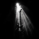 an instrumental grunge piece depicting hope rising from the darkness.