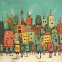 playful, quirky mechanical parade theme with upbeat arrangements