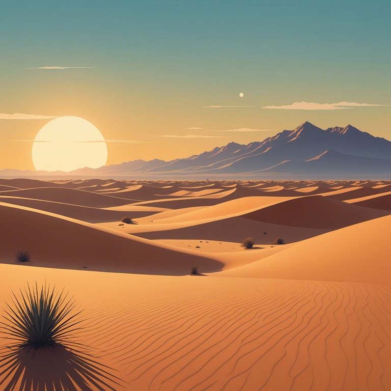 A soothing, airy track that mirrors the expansive tranquility of the middle eastern landscapes. Composed around the gentle tones of an oud, this piece conveys a journey of peaceful solitude across endless sand dunes under a serene sky.