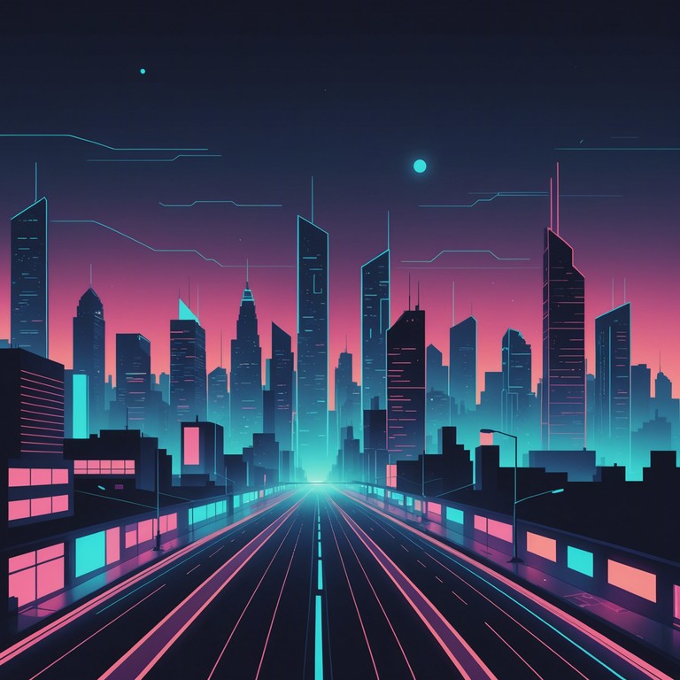 In this track, futuristic synth patterns merge seamlessly with the traditional deep bass and shuffled rhythms of uk garage, creating a soundscape that feels both nostalgic and ahead of its time. The fusion brings a unique atmospheric depth, evoking images of neon lit cityscapes late at night where the past and future converge in harmony. The additional use of ambient sound recordings adds a layer of urban realism, transporting the listener to a serene, yet vibrant cybernetic realm.