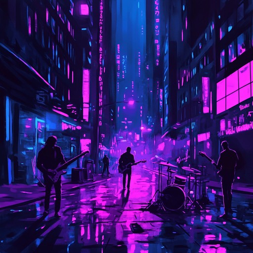 This track combines rough guitar riffs with pulsating dance beats, creating an electrifying musical experience. Think raw energy, urban grit, and a beat that just won't quit. The driving force of the electric guitar infuses the song with a powerful rock essence, while the underpinning dance rhythm keeps it irresistibly kinetic and club ready.