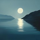 serene reflective harmony for tranquil midnight ambiance