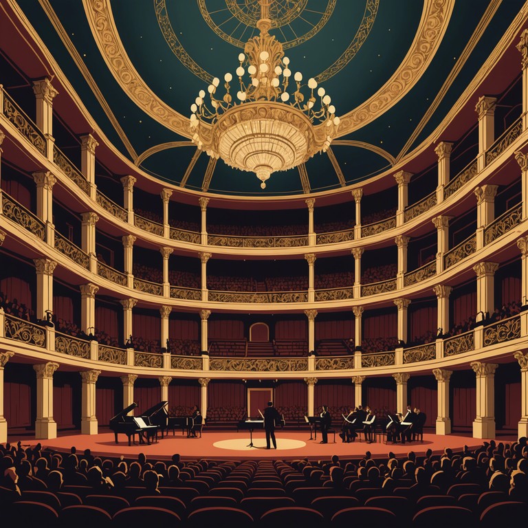 This track seeks to merge the grandeur of traditional opera with the vibrant dynamism of modern orchestral music, crafting an epic backdrop with soaring instrumental solos that tell a timeless story of passion and triumph. The opulent soundscapes pair with dramatic operatic techniques to evoke powerful emotions, making it suitable for both classical aficionados and contemporary listeners.