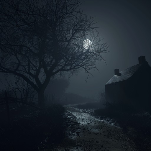 This composition evokes the mystique of a moonlit night, the piano delivering haunting melodies that weave through dark, dramatic buildups. With each note, it paints an eerie landscape steeped in shadow and melancholy.