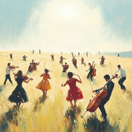 Immerse yourself in this bright and lively orchestral piece. The composition portrays the cheerfulness and energy of a sunny summer day through dynamic violin sequences, uplifting brass, and flowing woodwinds. Perfect for creating an atmosphere of celebration and euphoria.