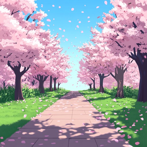 Emulating the ambient soundscape of a japanese garden, this track uses the gentle plucking of a koto to envelop the listener in the serene beauty of cherry blossom season. Peaceful and meditative, it's an auditory retreat into nature.