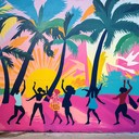 euphoric and vibrant reggaeton track for summer dancing