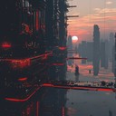 an atmospheric journey into a neon-lit metropolis