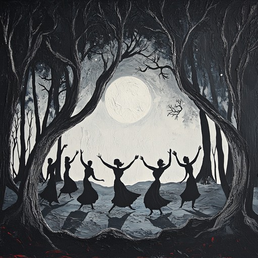 This instrumental combines the enigmatic allure of dark folk with an upbeat tempo, weaving haunting melodies on acoustic guitar with driving percussive rhythms. It conjures images of shadowy figures dancing beneath the moonlight in a mysterious forest, invoking feelings of excitement and intrigue.