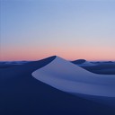 soothing sounds of ancient desert at twilight