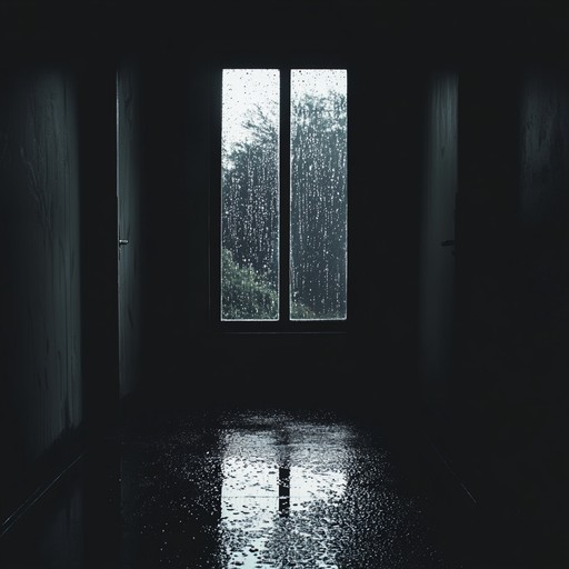 A slow paced, melancholic instrumental piece featuring minimalistic piano melodies echoing the feeling of solitude on a rainy night. The piano's gentle, yet haunting notes create an ambiance of introspection and sorrow, making listeners feel the weight of loneliness.