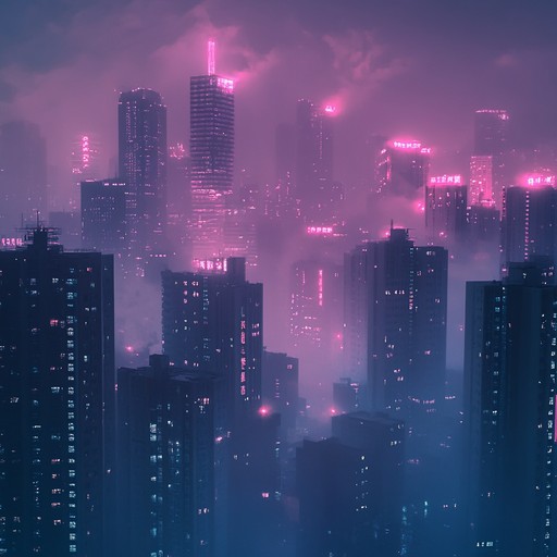 In a city slick with neon rain, the sound of pulsating rhythms echo through cyber alleys, where technology intertwines with human emotion, crafting a soundscape that embodies the soul of the urban expanse. Each note is a step deeper into this vibrant dystopia, every beat a reflection of its enigmatic shadows.