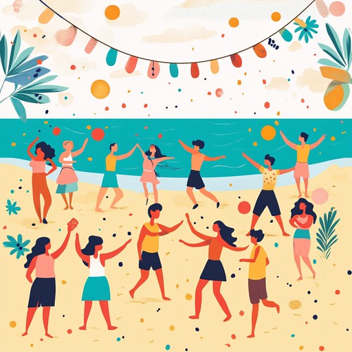 This lively cumbia track brings the festive spirit of summer with energetic rhythms and joyful melodies, making it perfect for beach parties and celebrations.