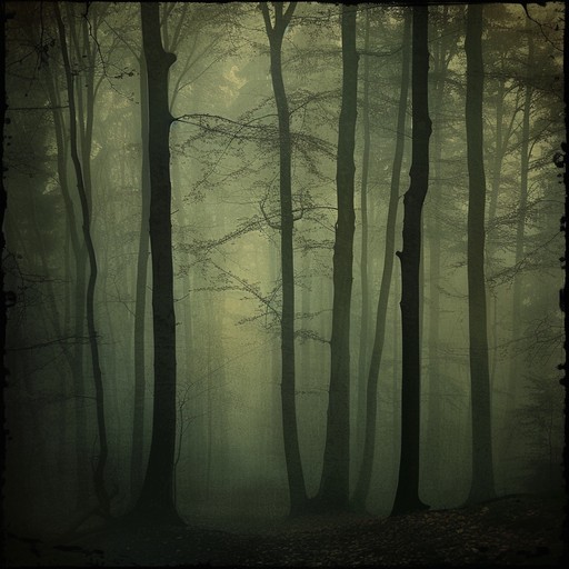 Feel the chill of an eerie forest where shadows whisper secrets. This ominous track combines theremin melodies with ambient background noises, creating a deeply unsettling atmosphere.