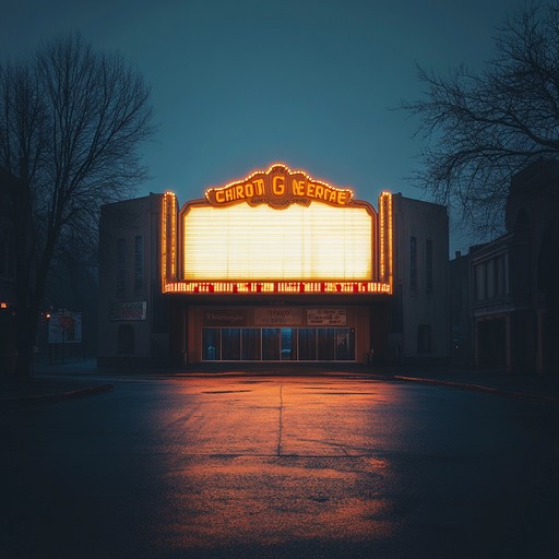 A haunting cabaret melody drenched in melancholy, wandering through the lonely urban streets under the flickering lamplights of an old city. The slow, soulful piano plays a wistful tune, casting a somber spell, evoking visions of vintage theatres and forgotten love stories that linger in the air.