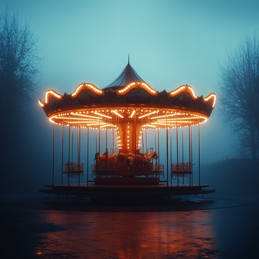 This instrumental piece paints a sonic picture of an eerie carnival after dark, where the lines between reality and dreams blur. The haunting melody of the calliope leads the listener through deserted rides and silent tents, evoking a sense of nostalgia and mystery.