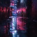 thumping beats paired with atmospheric urban nighttime textures.