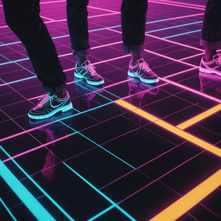 Imagine stepping out into the bustling streets of a lively city, the neon signs flickering as pulsating disco music guides your every step. This track captures the vibrant energy of the night with its dramatic and engaging beats.