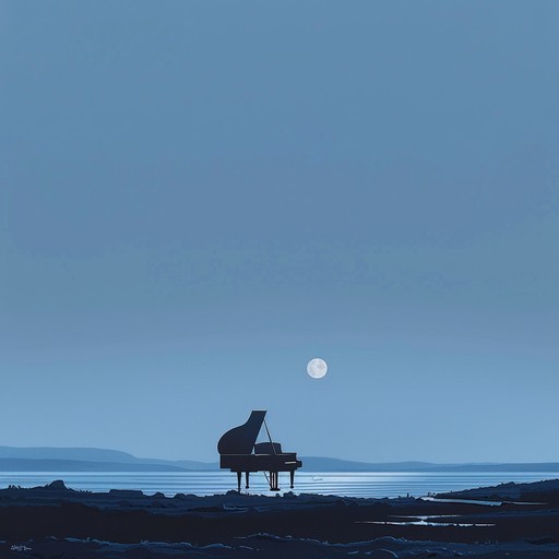 Immerse in a soundscape where haunting piano phrases blend with soft, ambient textures, creating an evocative and melancholic atmosphere. The graceful progression of notes will resonate deeply, encapsulating the essence of elegant sadness in every measure.